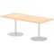 Italia Poseur Rectangle Table 1800mm Wide, 800mm Deep, Maple