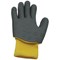 Children's Gloves, TPE Palm Coating with Cub Paw Print Design, 1 Pair, Size 4, Yellow/Grey
