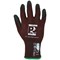 Pred EZ-Grip Touchsafe Cut 1 Safety Gloves 1 Pair Brown/Black 7 (Pack of 10)