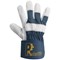 Predator Prestige Hide Rigger Gloves 1 Pair Ivory/Blue 10 (Pack of 10)
