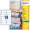 Avery Inkjet Address Labels 99.1 x 38.1 mm White (Pack 140 Labels) - J8163-10