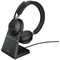 Jabra Evolve2 65 380A MS Stereo Headset Black Including Charging Stand 26599-999-989