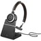Jabra Evolve 65 SE MS Monaural Wireless Headset, Link 380, USB-A, Bluetooth Adapter