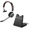 Jabra Evolve 65 SE UC Monaural Wireless Headset, Link 380, USB-A, Bluetooth Adapter and Charging Stand