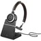 Jabra Evolve 65 SE UC Monaural Wireless Headset, Link 380, USB-A, Bluetooth Adapter and Charging Stand
