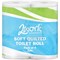 2Work Luxury Quilted Toilet Roll, 3-Ply, Pack of 40