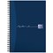 Oxford MyNotes Wirebound Notebook, A5, 100 Pages, Blue, Pack of 5