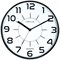 Unilux Pop Battery Clock Black