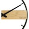 Unilux Circle Wall Clock Black/Bamboo