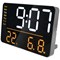 Unilux Numi Digital Wall Clock Black