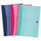 Oxford My Notes Wirebound Notebook, A4, 200 Pages, Ruled with Margin, Spots Assorted Colours, Pack of 3
