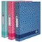 Oxford Ring Binder, A4, 2 O-Ring, 25mm Capacity, Spots Teal/Pink/Navy, Pack of 3