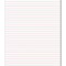 Hamelin Handwriting Book 4/16mm Lined 80Pg A4 Red Pack of 50