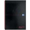 Black n' Red Hardback Wirebound Recycled Notebook, A4, Ruled, 140 Pages, Pack of 2