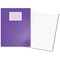 Hamelin Oxford Exercise Book 8mm Lined 80 Page 229x178mm Purple (Pack of 100)