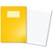 Hamelin Oxford Exercise Book 8mm Lined 80 Page A4 Yellow (Pack of 50)