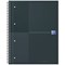 Oxford Hardback Twin Wire Notebook, A4+, Ruled, 160 Pages, Black