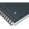 Oxford Hardback Twin Wire Notebook, A4+, Ruled, 160 Pages, Black