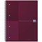 Oxford Hardback Twin Wire Notebook, A4+, Ruled, 160 Pages, Red