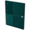 Oxford Hardback Twin Wire Notebook, A4+, Ruled, 160 Pages, Green, Pack of 5