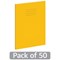 Hamelin Exercise Book 10mm Squared 80 Page A4+ Yellow (Pack of 50)