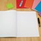 Hamelin Exercise Book 8mm Lined 80 Page A4+ Light Blue (Pack of 50)