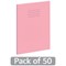 Hamelin Exercise Book 8mm Lined 80 Page A4+ Pink (Pack of 50)