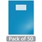 Hamelin Oxford Exercise Book 7mm Squared 80 Page A4+ Light Blue (Pack of 50)