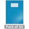 Hamelin Oxford Exercise Book 10mm Squared 80 Page A4+ Light Blue (Pack of 50)