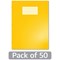 Hamelin Oxford Exercise Book 12mm Squared 80 Page A4+ Yellow (Pack of 50)