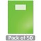Hamelin Oxford Exercise Book 12mm Squared 80 Page A4+ Light Green (Pack of 50)