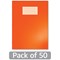 Hamelin Oxford Exercise Book 5mm Squared 80 Page A4+ Orange (Pack of 50)