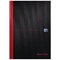 Black n' Red Casebound Notebook, A4, Ruled, 192 Pages, Pack of 5 - Get 2 Extra Books Free