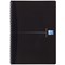 Oxford Office Soft Cover Wirebound Notebook, A5, Ruled, 180 Pages, Black, Pack of 5