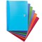 Oxford Office Wirebound Notebook, A4, 180 Pages, Random Bright Colour, Pack of 5