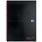 Black n' Red Hardback Wirebound Recycled Notebook, A4, Ruled, 140 Pages, Pack of 2