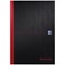 Black n' Red Casebound Hardback Notebook, A4, Ruled, 192 Pages, Pack of 2