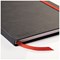 Black n' Red Casebound Notebook, A4, Ruled & Numbered, 144 Pages