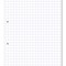 Hamelin Loose Leaf Paper 10mm Squared 1000 Page Punched 2 Hole A4 (Pack of 5)