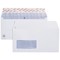 Plus Fabric DL Envelopes with Window, White, Peel & Seal, 120gsm, Pack of 500