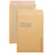 New Guardian C4 Board-backed Envelopes, Window, 130gsm, Peel & Seal, Manilla, Pack of 125