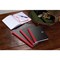 Black n' Red Casebound Notebook, A6, Ruled, 192 Pages, Pack of 5