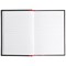 Black n' Red Casebound Notebook, A6, Ruled, 192 Pages, Pack of 5