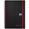 Black n' Red Wirebound Polypropylene Notebook, A5, Ruled, 140 Pages, Pack of 5