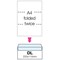 Basildon Bond Recycled DL Envelopes, White, Peel and Seal, 120gsm, Pack of 500