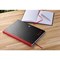 Black n' Red Recycled Casebound Notebook, A5, Ruled, 192 Pages, Pack of 5