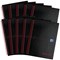 Black n' Red Soft Cover Wirebound Notebook, A5, Ruled & Perforated, 100 Pages, Pack of 10