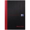 Black n' Red Casebound Notebook, A5, Ruled, 192 Pages, Pack of 5
