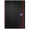 Black n' Red Wirebound Polypropylene Notebook, A4, Ruled, 140 Pages, Pack of 5