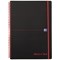 Black n' Red Recycled Wirebound Polypropylene Notebook, A4, Ruled & Perforated, 140 Pages, Pack of 5
